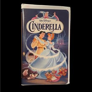 Disney Cinderella VHS - Blue and White